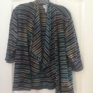 LADIES bon worth open front cardigan medium petite